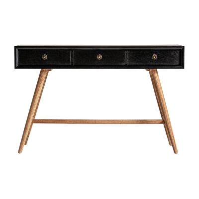 CONSOLE SKIEN BLACK/NATURAL LACQUERED