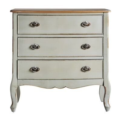 BRUSSELS GRAY/NATURAL COMMODE