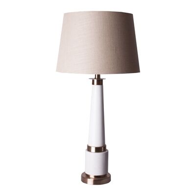 TABLE LAMP I WHITE/GOLD