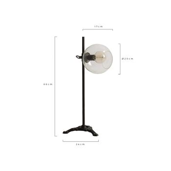 LAMPE DE TABLE NOIRE 4