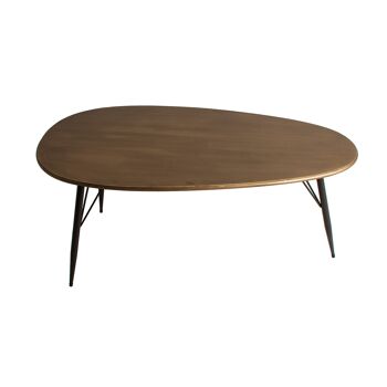 TABLE BASSE REKEN NOIR/VIEIL OR 2