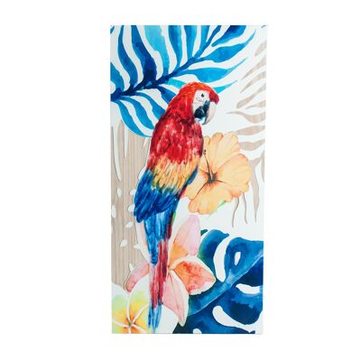 MULTICOLORED PARROT CANVAS