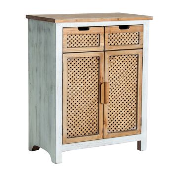 ZAEL CONSOLE BLANC/NATUREL 2