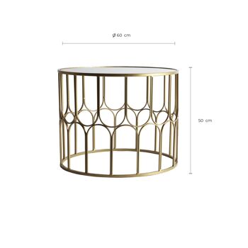 TABLE D'APPOINT VAZIA GOLD II 5
