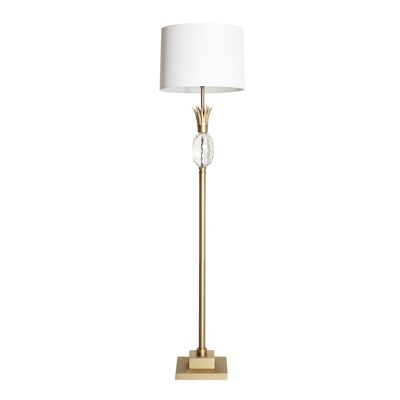 WHITE/GOLD III FLOOR LAMP