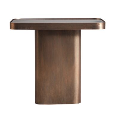 BREAM AGED COPPER SIDE TABLE