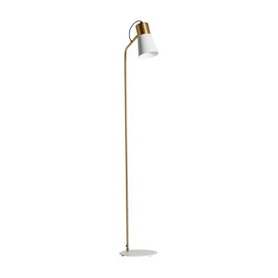 LAMPADAIRE ALICENA BLANC/OR