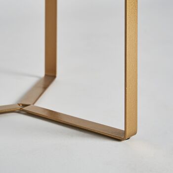 BLEG BLANC/OR TABLE D'APPOINT II 5