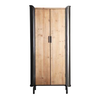 ARMOIRE BRIEC GRIS/NATUREL 1