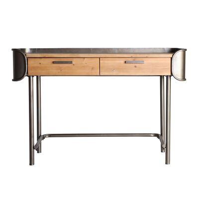 BLACK/NATURAL BRIEC DESK