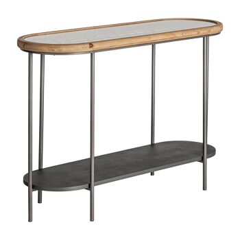 CONSOLE VENDU GRIS/NATUREL 2