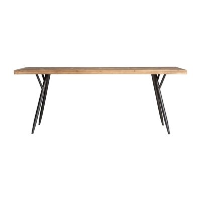 LONGFORD GREY/NATURAL DINING TABLE I