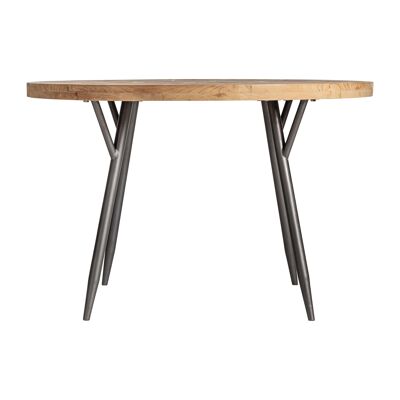 LONGFORD GREY/NATURAL DINING TABLE II