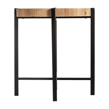 TABLE D'APPOINT GIEN NOIR/NATUREL 1