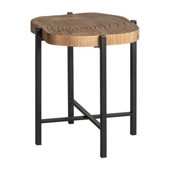 TABLE D'APPOINT GIEN NOIR/NATUREL 2