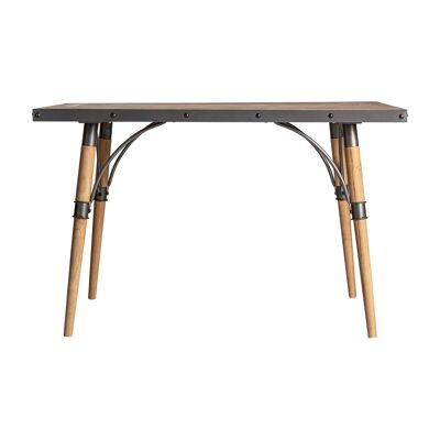 LONGFORD BLACK/NATURAL DINING TABLE