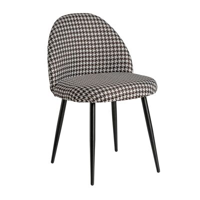 WHITE/BLACK BAYONA CHAIR