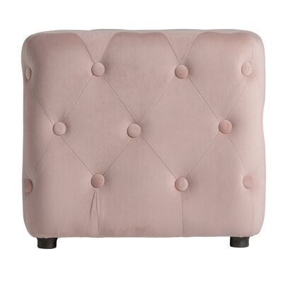 FOOTSTOOL BOUGUE PALE PINK
