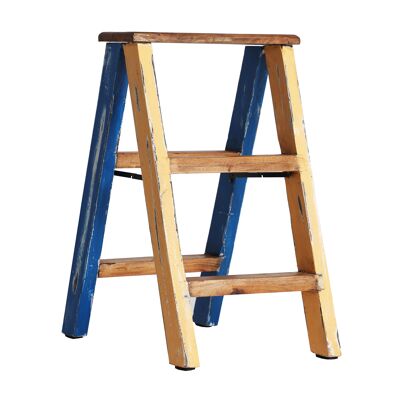 STABIE BLUE/NATURAL PICKLED LADDER