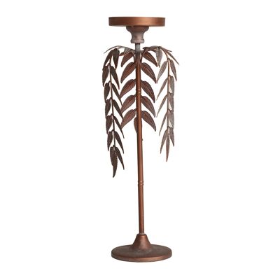 COPPER PALM TREE LUCERNA CANDELABRA II