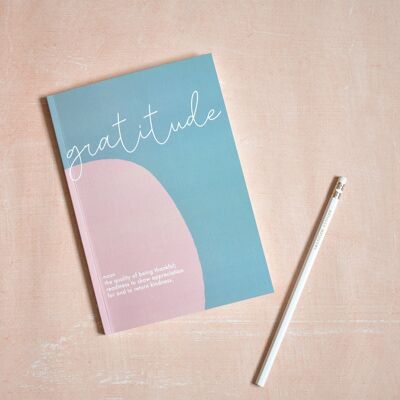 Journal de gratitude avec pages guidées