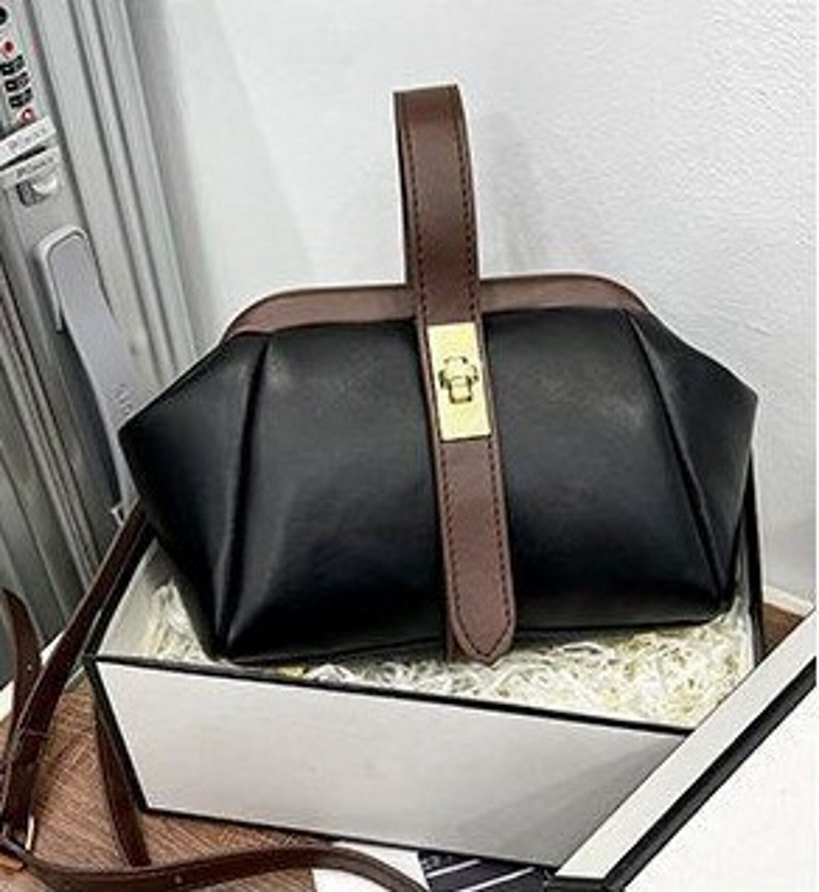 AnBeck 'The Pouch' Piccola Pochette/Borsa a Tracolla (Nero)