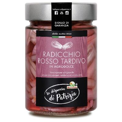 RADICCHIO ROSSO TARDIVO IN AGRODOLCE 310g, 100% ITALIA