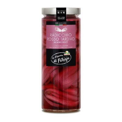 RADICCHIO ROSSO TARDIVO IN AGRODOLCE 970g, 100% ITALIA