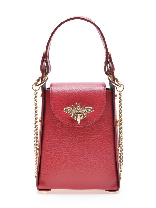 AW22 MG 1797T ROSSO Phone Bag