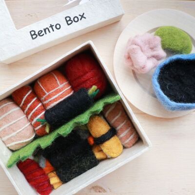 Felted wool meal set - Sushi - PAPOOSE TOYS