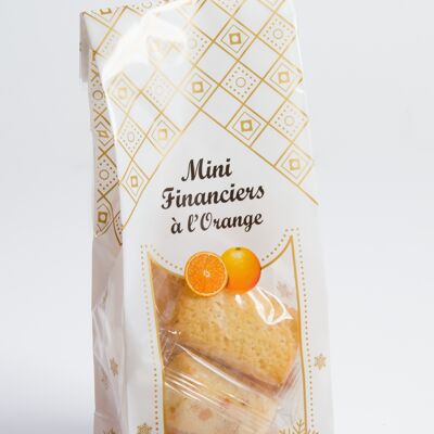 Festive Bag of Mini Financier Orange 80 G