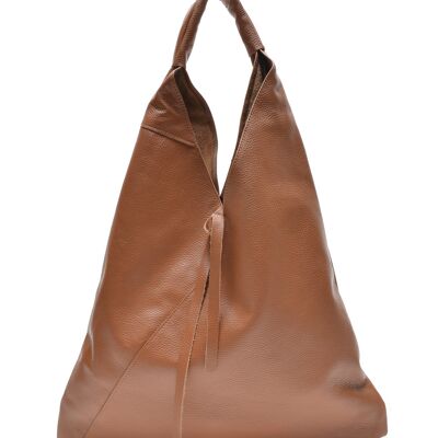 AW22 AL 1386 COGNAC Shopper Bag