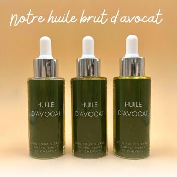 Huile d'avocat cosmétique