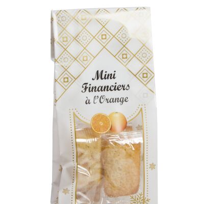 Sobre Festivo Mini Financier Naranja 40g