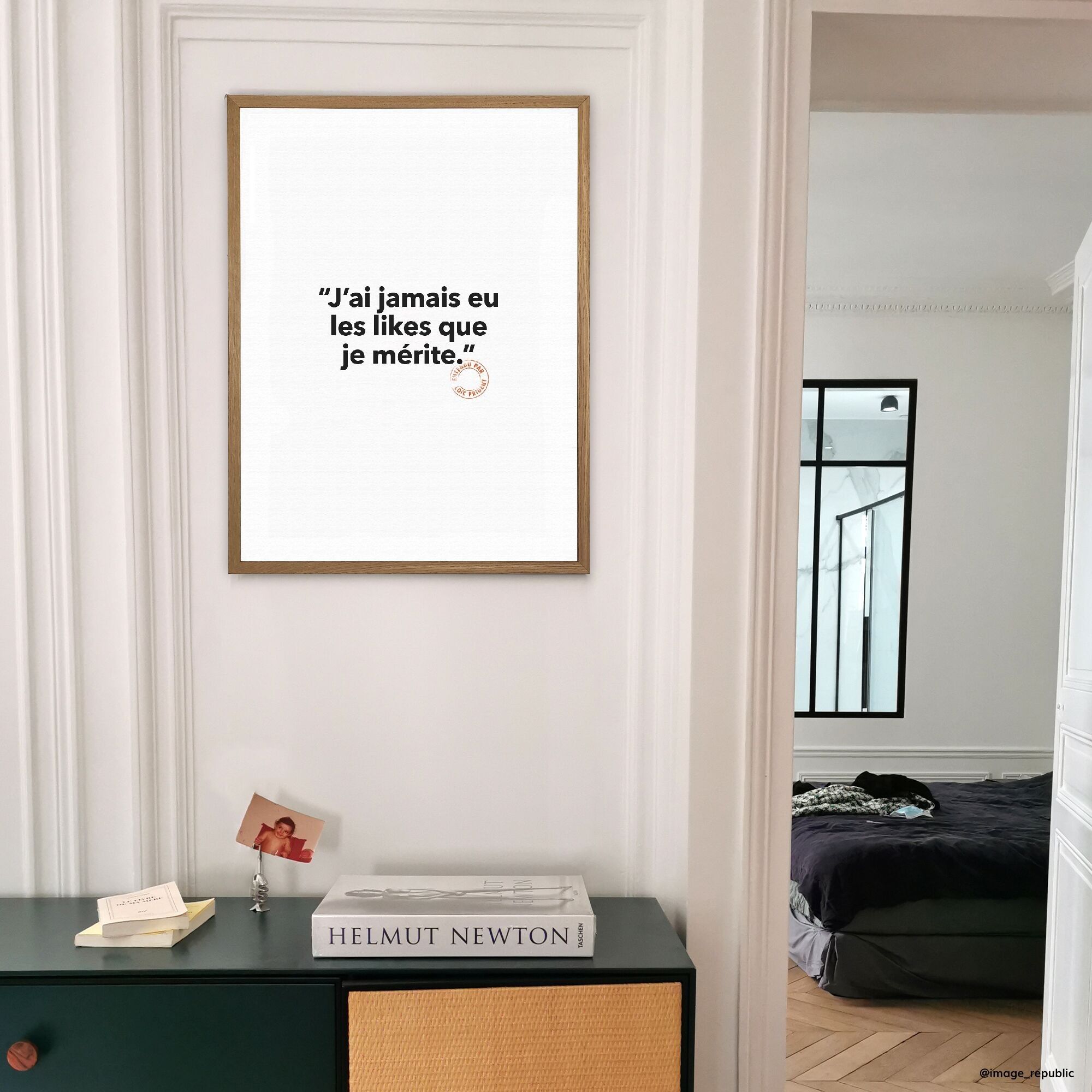 POSTER 30X40 CM 148 LOIC PRIGENT NON HO MAI RICEVUTO I PIACERI CHE MERITO