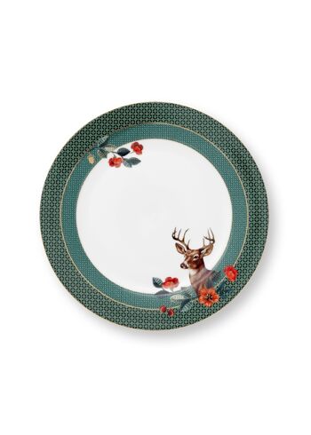 PIP - Assiette plate Winter Wonderland - Vert - 26,5cm 1