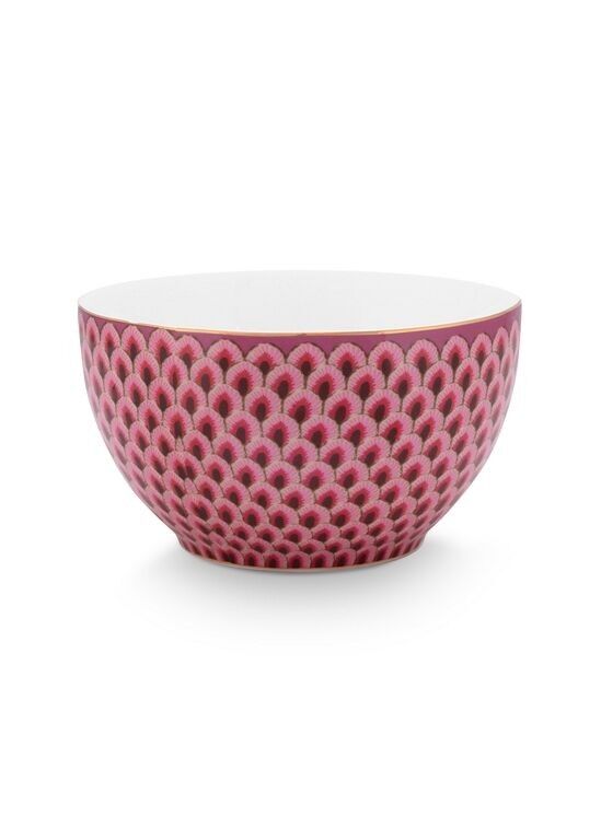 Bol Flower Festival Scallop Framboise 9,5cm - 250ml - PIP STUDIO