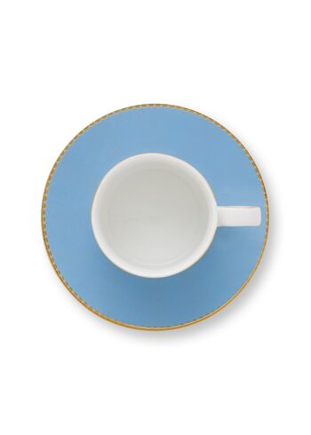 PIP - Paire tasse à café Love Birds - Bleu/Kaki - 125ml 3