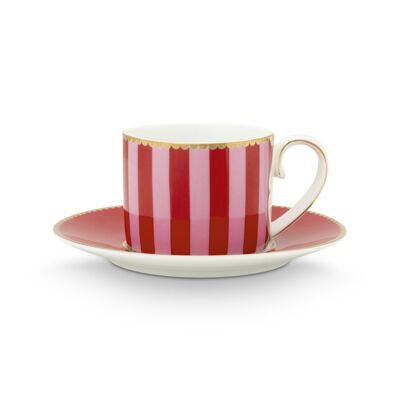 PIP - Love Birds coffee cup pair - Red/Pink - 125ml