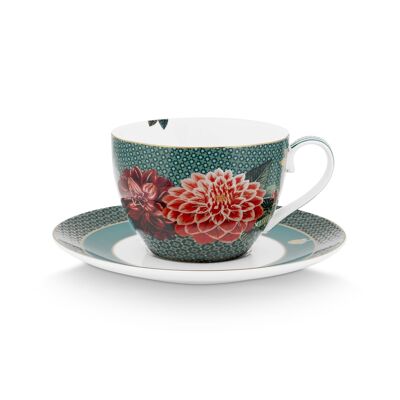 PIP - Par de tazas de té Winter Wonderland Rossignol - Verde - 280ml