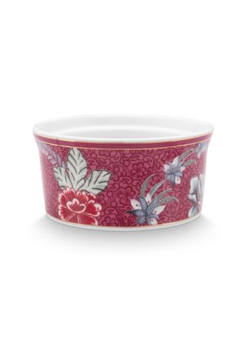 PIP - Ramequin rond Flower Festival Framboise - 8,7x4,3cm 2