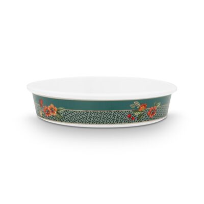 Fuente redonda para horno Winter Wonderland - Verde - 21,6 x 4,5 cm - PIP STUDIO