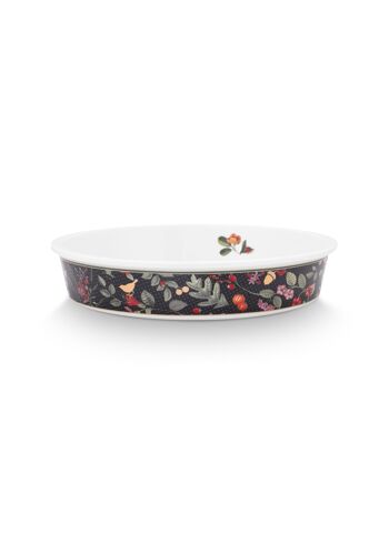 PIP - Plat de cuisson rond Winter Wonderland - Bleu foncé - 25,5x5cm 1