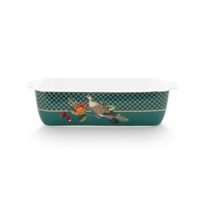 PIP - Fuente de Horno Rectangular Winter Wonderland - Verde - 21x13.5x5.5cm