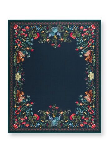 PIP - Nappe Winter Wonderland - Bleu foncé - 100x100cm 2