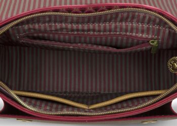 PIP - Cross Body Flap Kyoto Festival Dark Pink 25x7x20cm 3