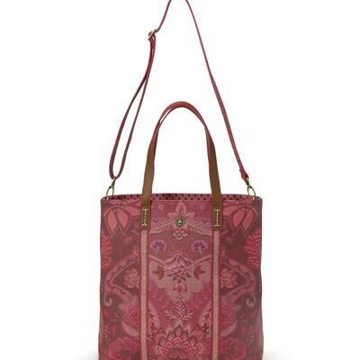 PIP - Shopper Square Kyoto Festival Dark Pink 33x36x10cm