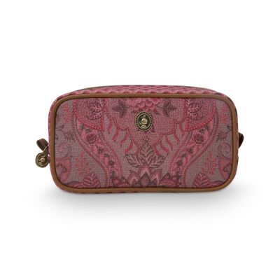 PIP - Cosmetic Bag Square Small Kyoto Festival Dark Pink 20x10.5x7.5cm