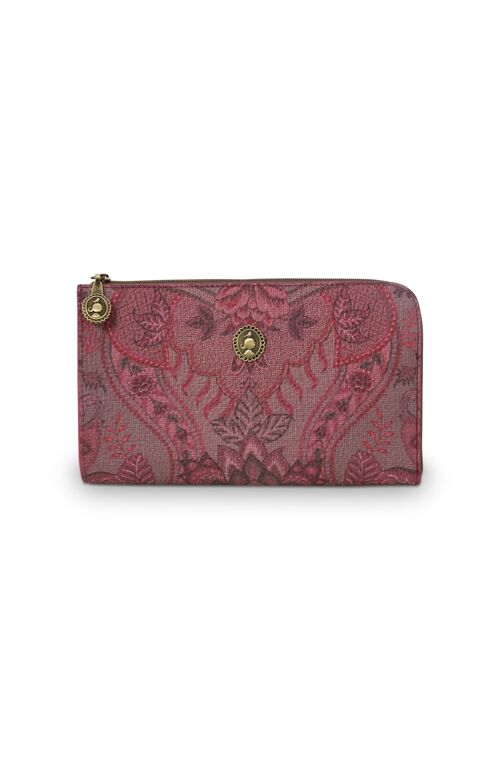 PIP - Cosmetic Zipper Pouch Kyoto Festival Dark Pink 21x12.5cm