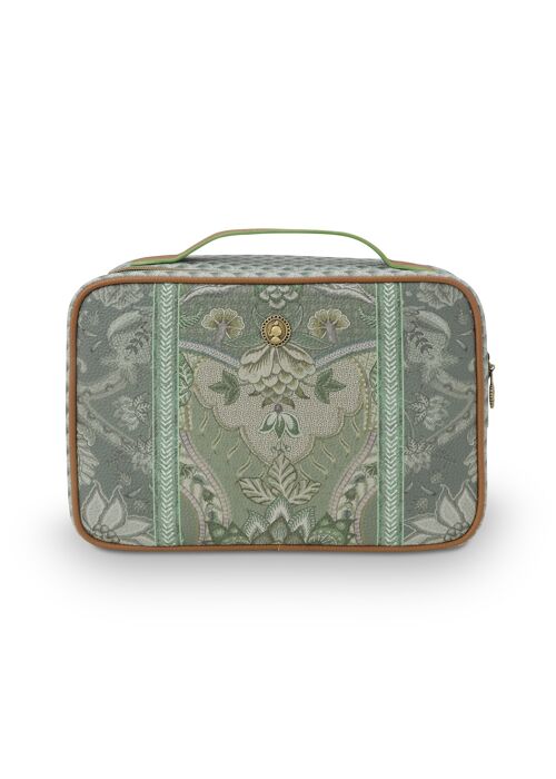 PIP - Beauty Case Square Large Kyoto Festival Green 27x19x10cm